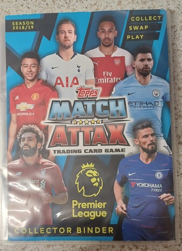 Match attax 2018 binder - match, 2018/19