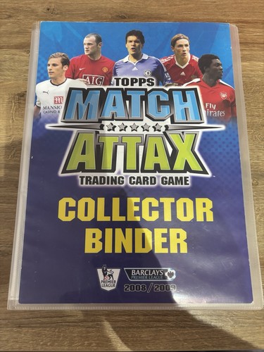 Topps match attax - 08/09, binder