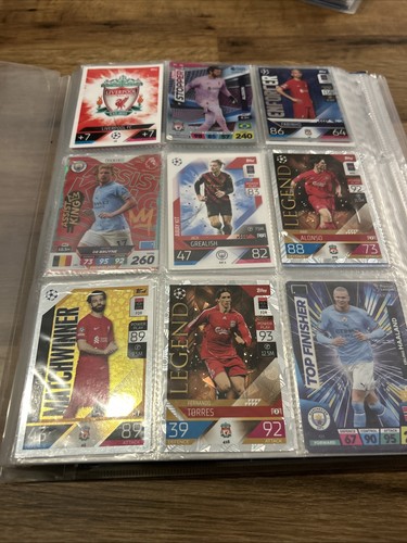 Match attax binder - with, 314