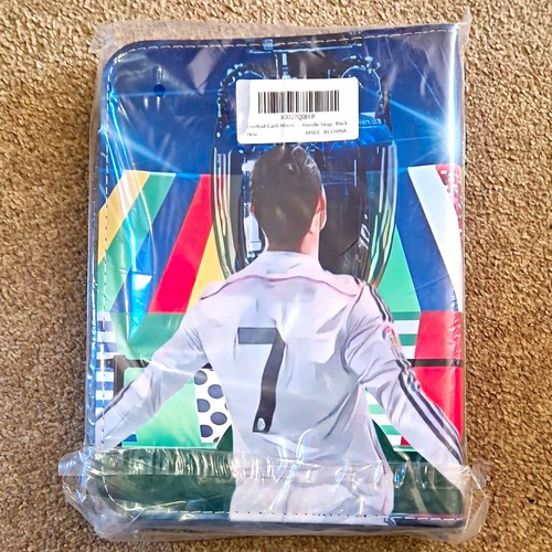 Football card album binder - card,