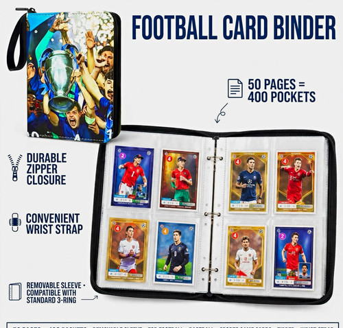 Football ring card binder 50 - football,