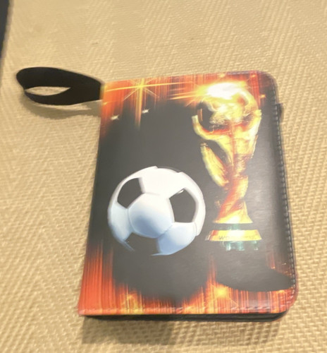 Black football card binder