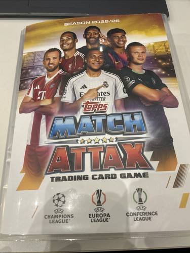 Topps match attax binder - match, 25/26