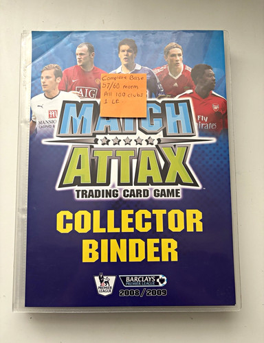 Topps match attax - topps, 2008/09