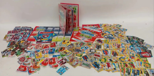 Huge football trading cards - trading,
