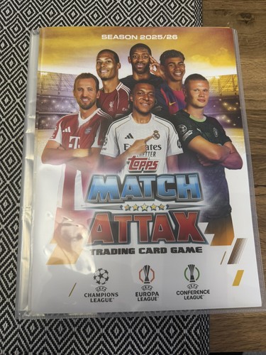 Match attax 2025 - 2025/26, binder