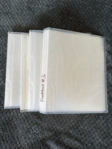 Empty trading card binders - 4x,